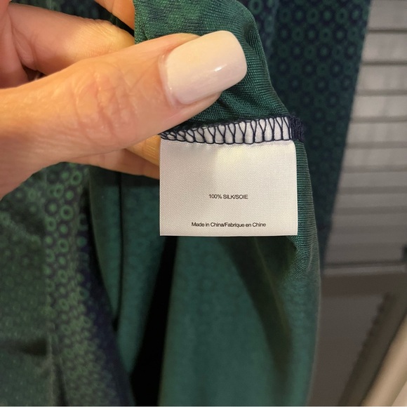 Tory Burch Silk Print Dress Size M - Picture 7 of 9